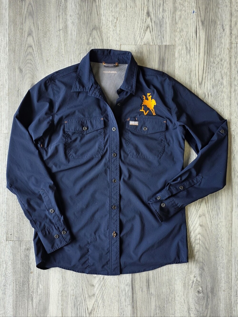 Ariat Rebar Women’s Small Navy VentTEK Work Shirt